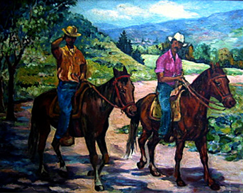 Facio Margarita_Campesinos a caballo